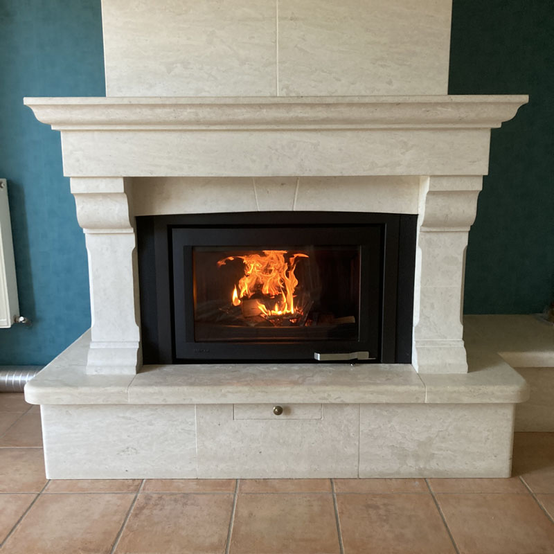 Cheminée, Insert et foyer fermé